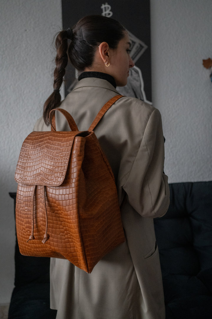 Summer Backpack Caramel Cocco