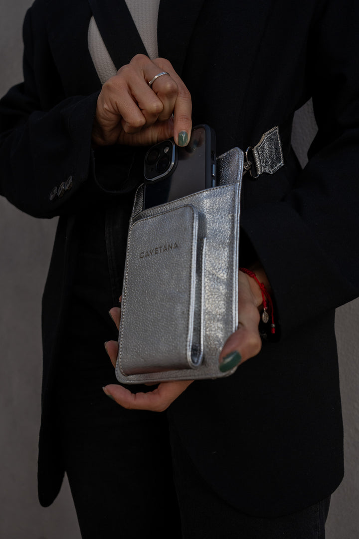 Radio Mini Bag Silver